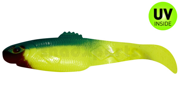 001413059 Diamond Shad 5" (ca. 13,5 cm) fluogelb / blau