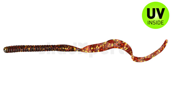 0022108 Ringgrub(Huchenzopftwister) 8"(ca.22cm) motoroil-glitter