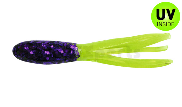 001635069 Baby Tube 1" (ca. 3,5 cm) violett tranpar. gl./fluogelb