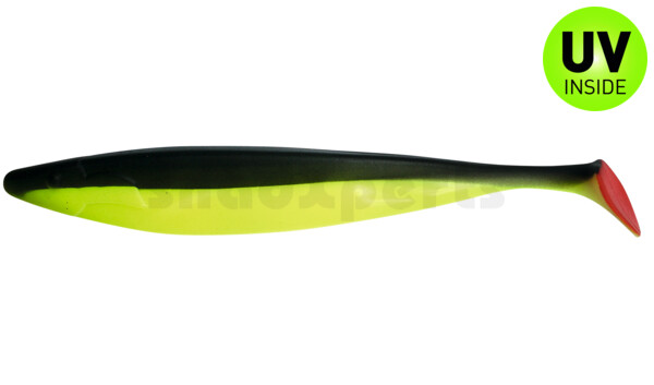 000430056 Megalodon 12" (ca. 30,0 cm) fluogelb / schwarz