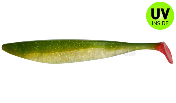 000430153 Megalodon 12" (ca. 30,0 cm) kristall-Mylar Glitter-grün