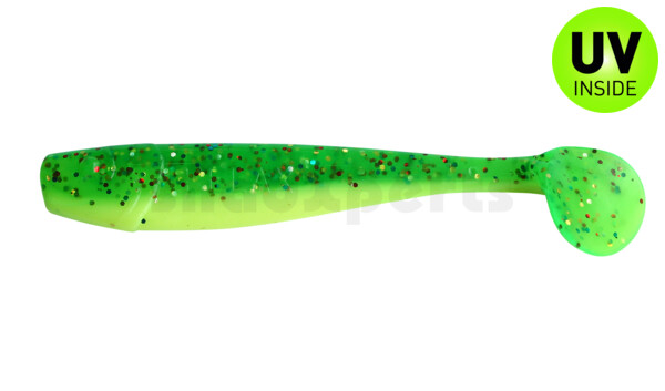 002014B002 King-Shad 5" (ca. 14,0cm) fluogelb  / grün-Glitter