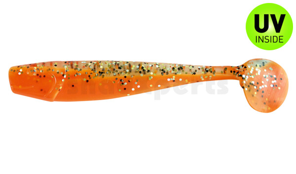002014B032 King-Shad 5" (ca. 14,0cm) orange / kar gold, schwarz glitter