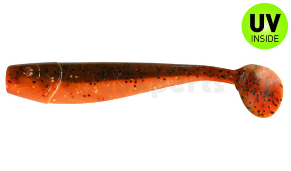 002014B068 King-Shad 5" (ca. 14,0cm) orange glitter / olivebraun glitter