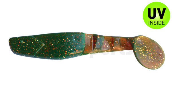 001808092 Terminator 3" (ca. 8,0 cm) motoroil-gold-Glitter