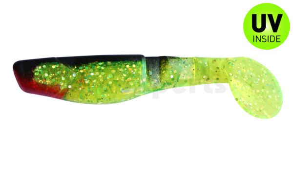 001808067 Terminator 3" (ca. 8,0 cm) grün(chartreuse)-Glitter / schwarz