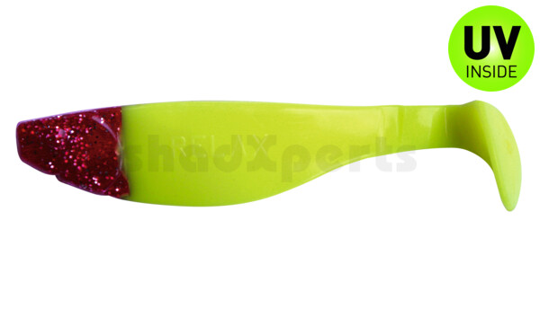 000212055RH Kopyto-River 4" (ca. 11,0 cm) fluogelb / red head