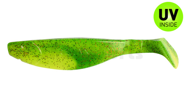 000214B002 Kopyto-River 5" (ca. 13,0 cm) fluogelb  / grün-Glitter