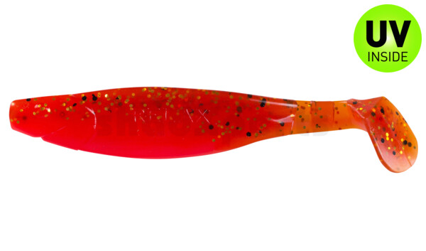 000214B318 Kopyto-River 5" (ca. 13,0 cm) feuerrot / rootbeer Glitter