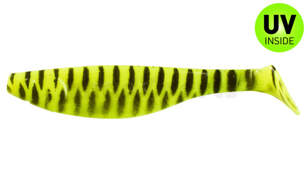 000214090 Kopyto-River 5" (ca. 13,0 cm) fluogelb schwarz gestreift