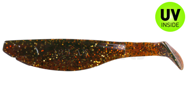 000214092 Kopyto-River 5" (ca. 13,0 cm) motoroil-gold-Glitter