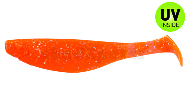000214121 Kopyto-River 5" (ca. 13,0 cm) klar fluoorange glitter
