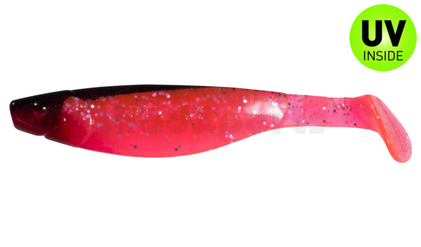 000214156 Kopyto-River 5" (ca. 13,0 cm) hot pink-Glitter / schwarz