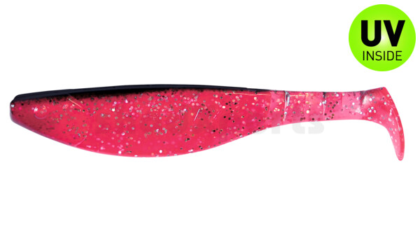 000216156 Kopyto-River 6" (ca. 16,0 cm) hot pink-Glitter / schwarz