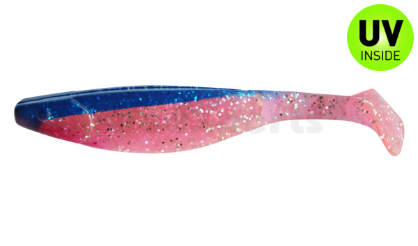 000216332 Kopyto-River 6" (ca. 16,0 cm) hot pink-Glitter Perleffekt / blau