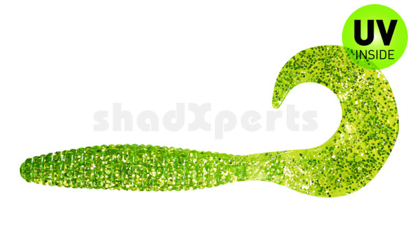 000617018 Magnum Twister 6" (ca. 16,0 cm) grün(chartreuse) glitter