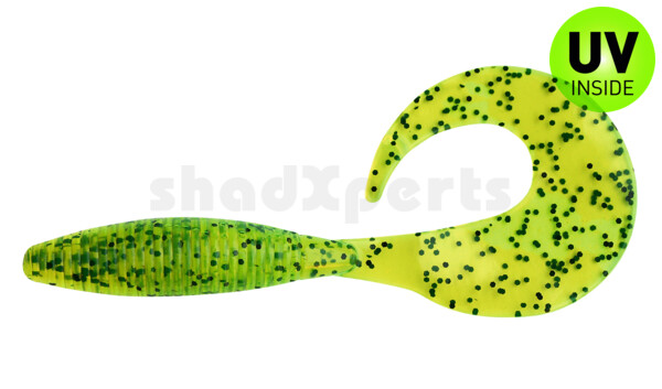 000611018 Super Grub 5" (ca. 11,5 cm) chartreuse glitter