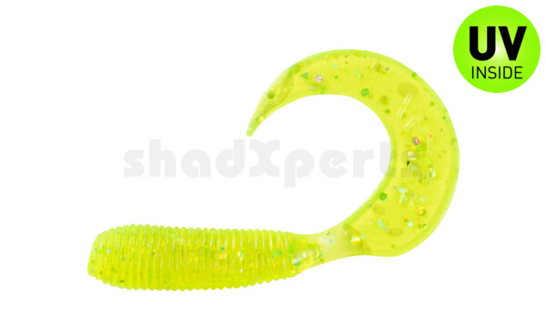 000602018 Twister 3/4" regulär (ca. 2,0 cm) chartreuse glitter