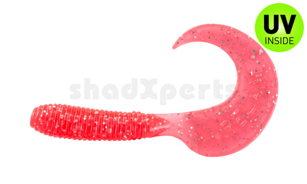 000606096 Twister 2,5" regulär (ca. 6,0 cm) superred glitter