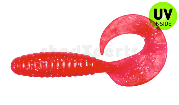 000608096 Twister 4" regulär (ca. 8,0 cm) superred glitter