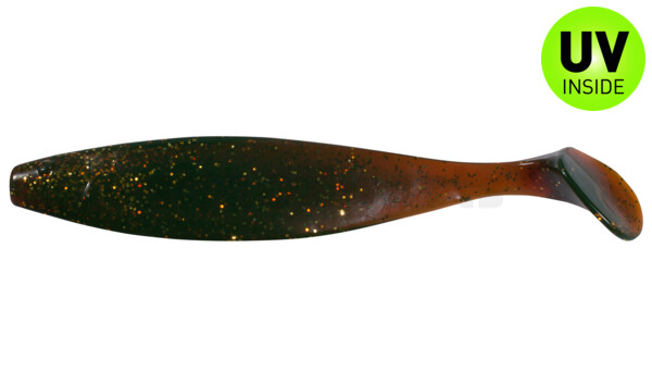 000423092 Xtra-Soft 9" (ca. 23,0 cm) motoroil-gold-Glitter