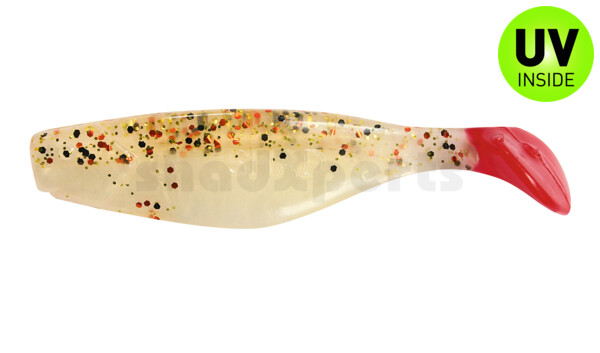 000408B001RT Shad 3" (ca. 8,0 cm) goldperl / Desert-Sand / red tail