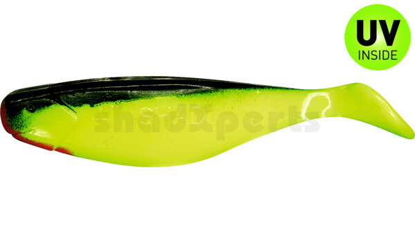 000411056 Xtra-Soft 4" (ca. 11,5 cm) fluogelb / schwarz