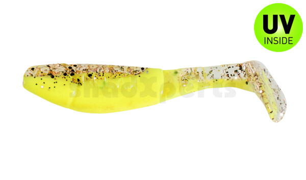 000207B150 Kopyto-Classic 2,5" (ca.7,0 cm) silk / clear black ´n copper flake