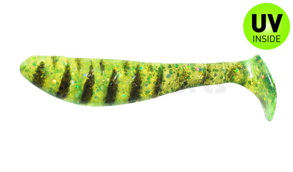 000207088 Kopyto-Classic 2,5" (ca.7,0 cm) grün(chartreuse)-Glitter / schwarz