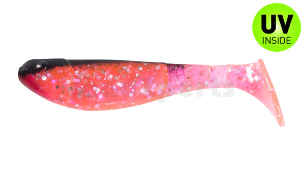 000207156 Kopyto-Classic 2,5" (ca.7,0 cm) hot pink-Glitter / schwarz