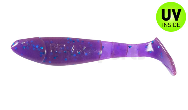 FLO207175 Kopyto Classic 2,5" floating crawfish-violett-electric blue-Glitter