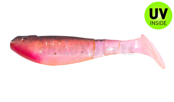 000207331 Kopyto-Classic 2,5" (ca.7,0 cm) hot pink-Glitter Perleffekt / schwarz