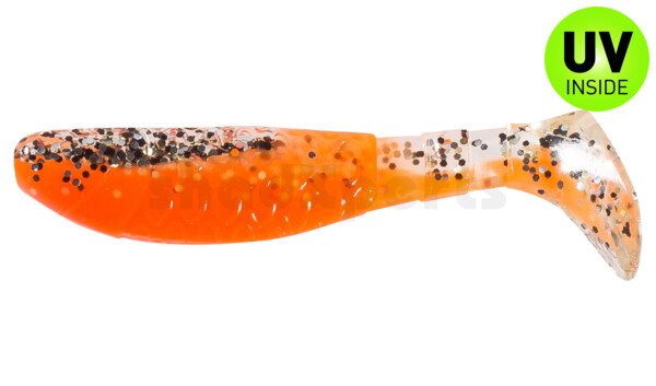 000208B032 Kopyto-Classic 3" (ca. 8,0 cm) orange / klar gold,schwarz Glitter