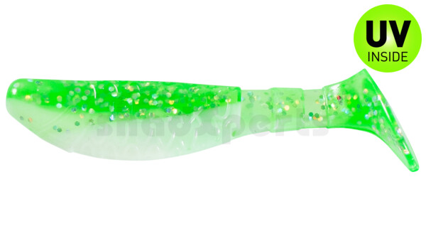 000208B125 Kopyto-Classic 3" (ca. 8,0 cm) reinweiss / grün-Glitter