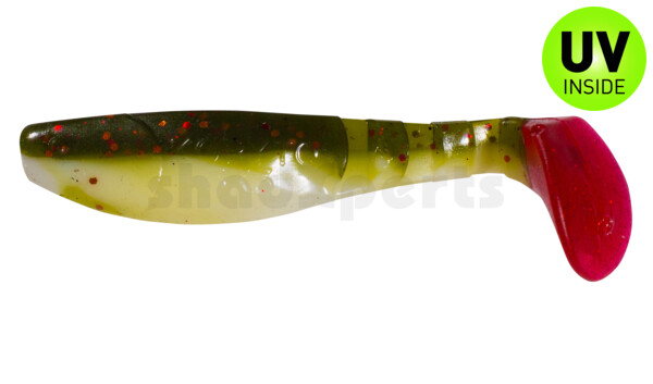 000208B188RT Kopyto-Classic 3" (ca. 8,0 cm) reinweiss / olive-tree-Glitter / red tail