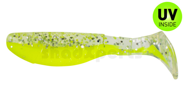 000208B319 Kopyto-Classic 3" (ca. 8,0 cm) fluogelb / klar silber glitter