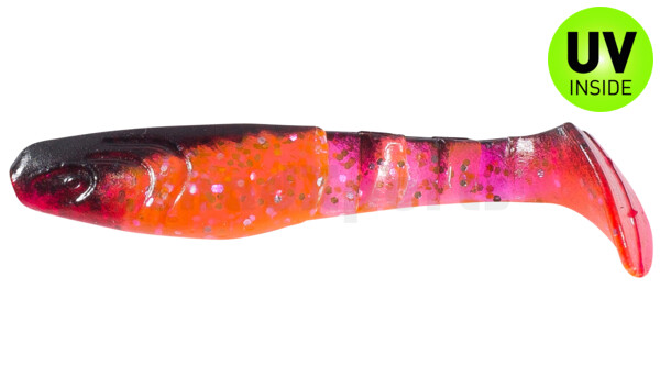 000208156 Kopyto-Classic 3" (ca. 8,0 cm) hot pink-Glitter / schwarz