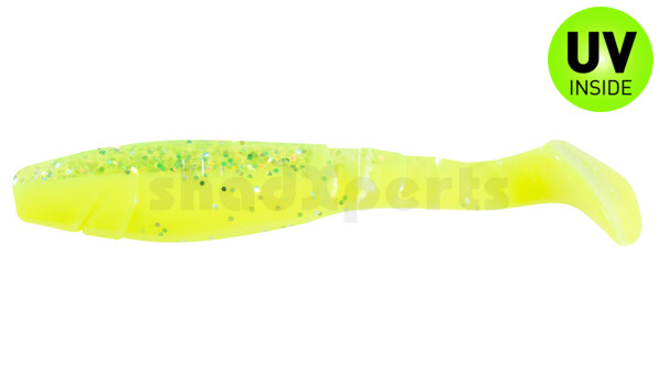 000211B034 Kopyto-Classic 4" (ca. 11,0 cm) fluogelb  / fluogrün-Glitter