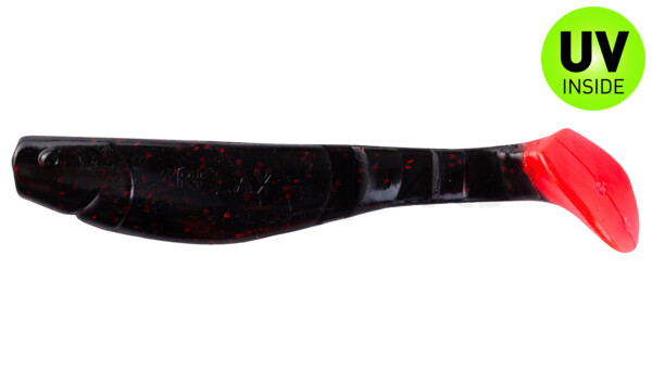 000211204RT Kopyto-Classic 4" (ca. 11,0 cm) schwarz-rot-glitter / red tail