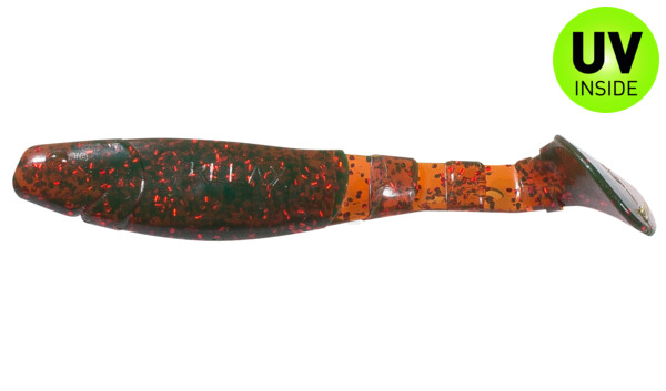 000211298 Kopyto-Classic 4" (ca. 11,0 cm) motoroil-rot-Glitter