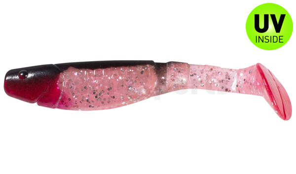 000211331 Kopyto-Classic 4" (ca. 11,0 cm) hot pink-Glitter Perleffekt / schwarz