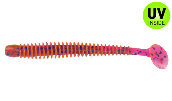 004010175 Texas 4" (ca. 10 cm) crawfish-violett-electric blue-Glitter