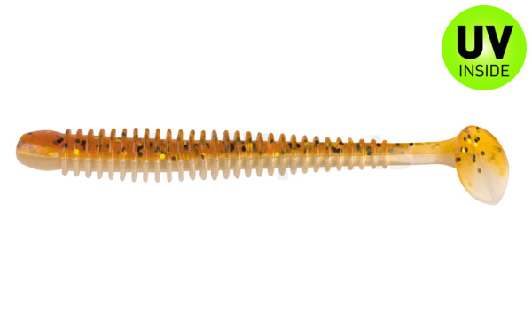 004010B023 Texas 4" (ca. 10 cm) goldperl / motoroil Glitter