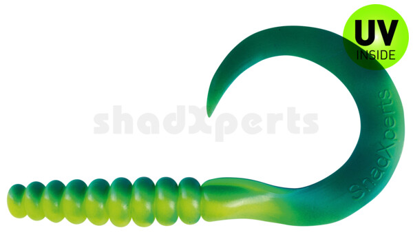 000628059 SX XXL Grub 11" fluogelb / blau