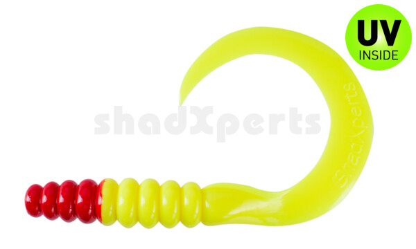 000628055RH SX XXL Grub 11" (ca. 27 cm) fluogelb / red head