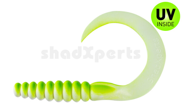 000628004 SX XXL Grub 11" (ca. 27 cm) reinweiss / grün
