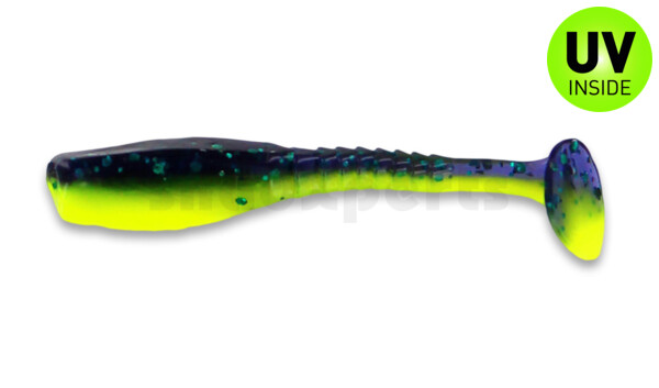 004805005 Swimming Crappie Minnow 2" (ca. 5 cm) Junebug/Chartreuse