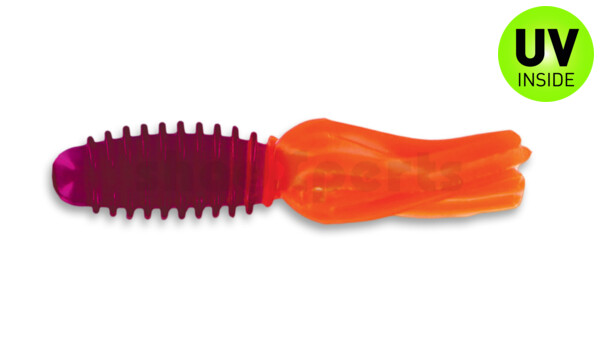 001606003 Slab Tube 1.75"  (ca. 4,5 cm) Purple/Orange