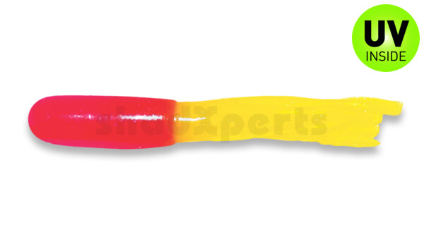 001604026 Crappie Tube 1.5" (ca. 3 cm) Pink/Yellow