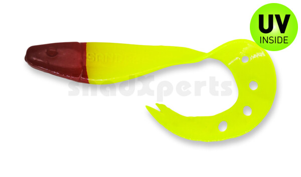 006021055RH Sandra 4,5" ( ca. 12 cm) fluogelb / Red Head